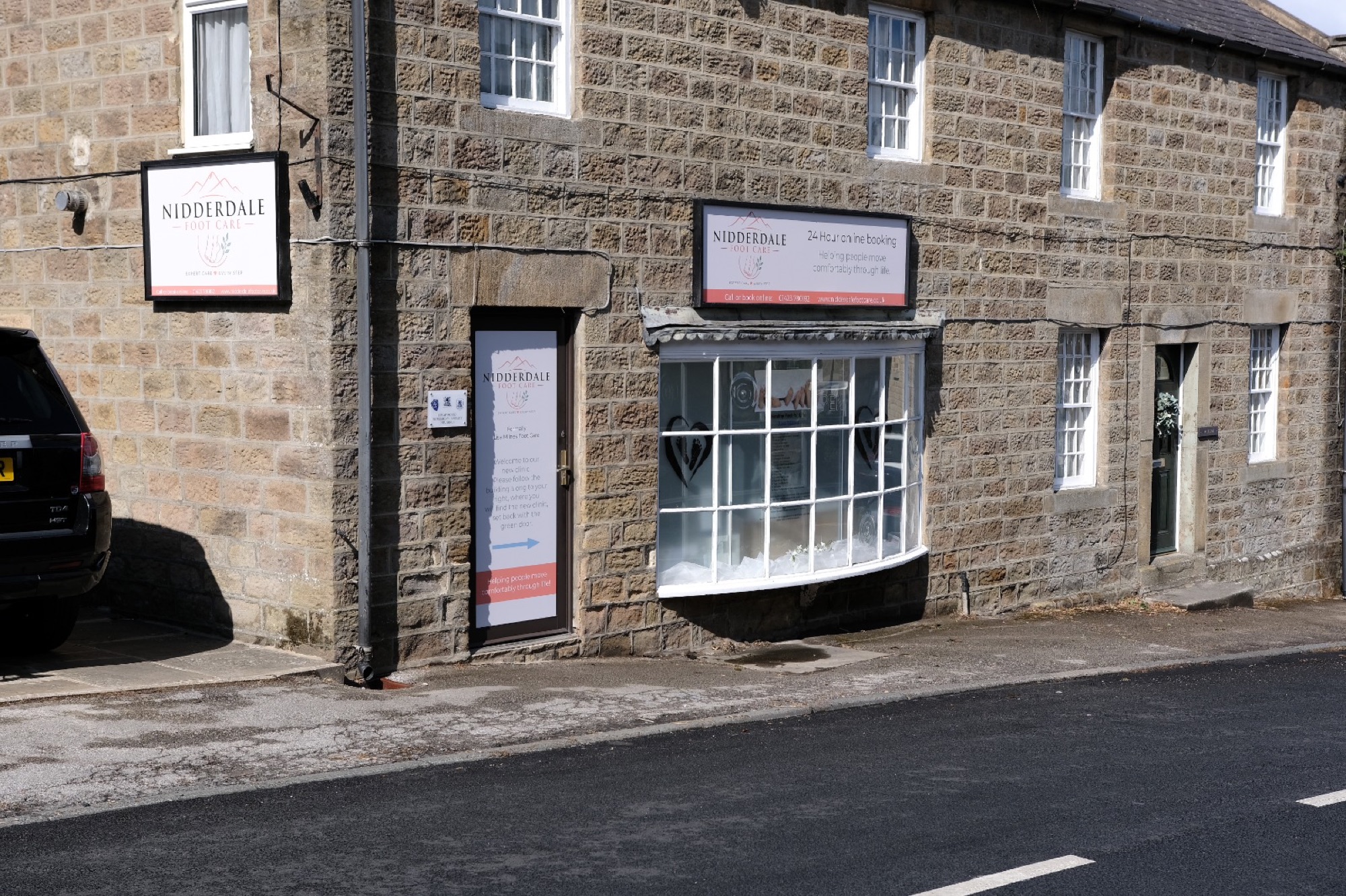 Nidderdale Foot Care shopfront in Summerbridge